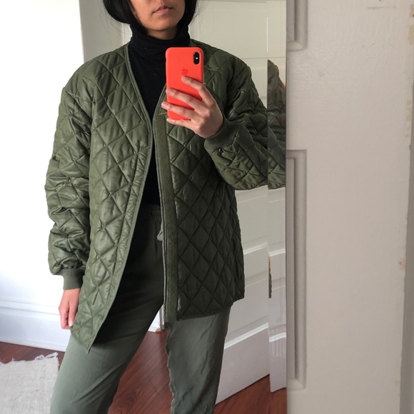 Vintage Quilted Army Puff Liner Jacket - Picture 2 of 6